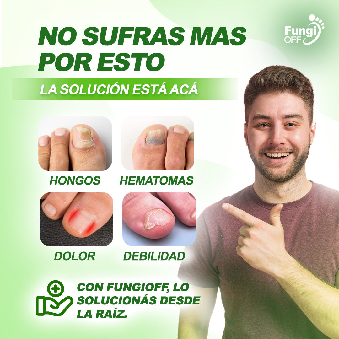 Spray FungiOff Acaba con los Hongos en 7 Días | LLEVA 3 PAGA 1