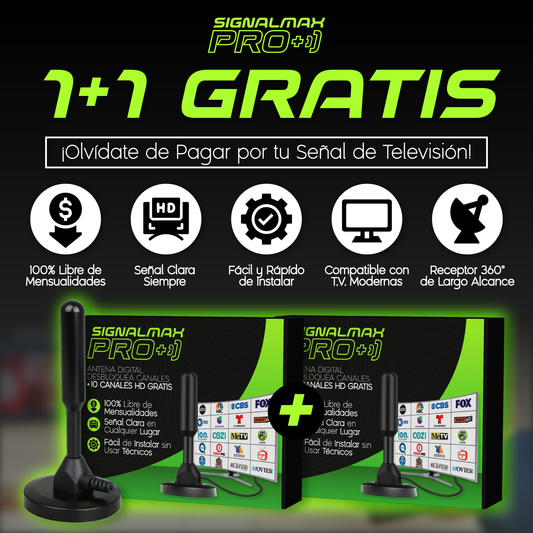 SignalMax PRO® | Desbloquea +100 Canales Premium HD