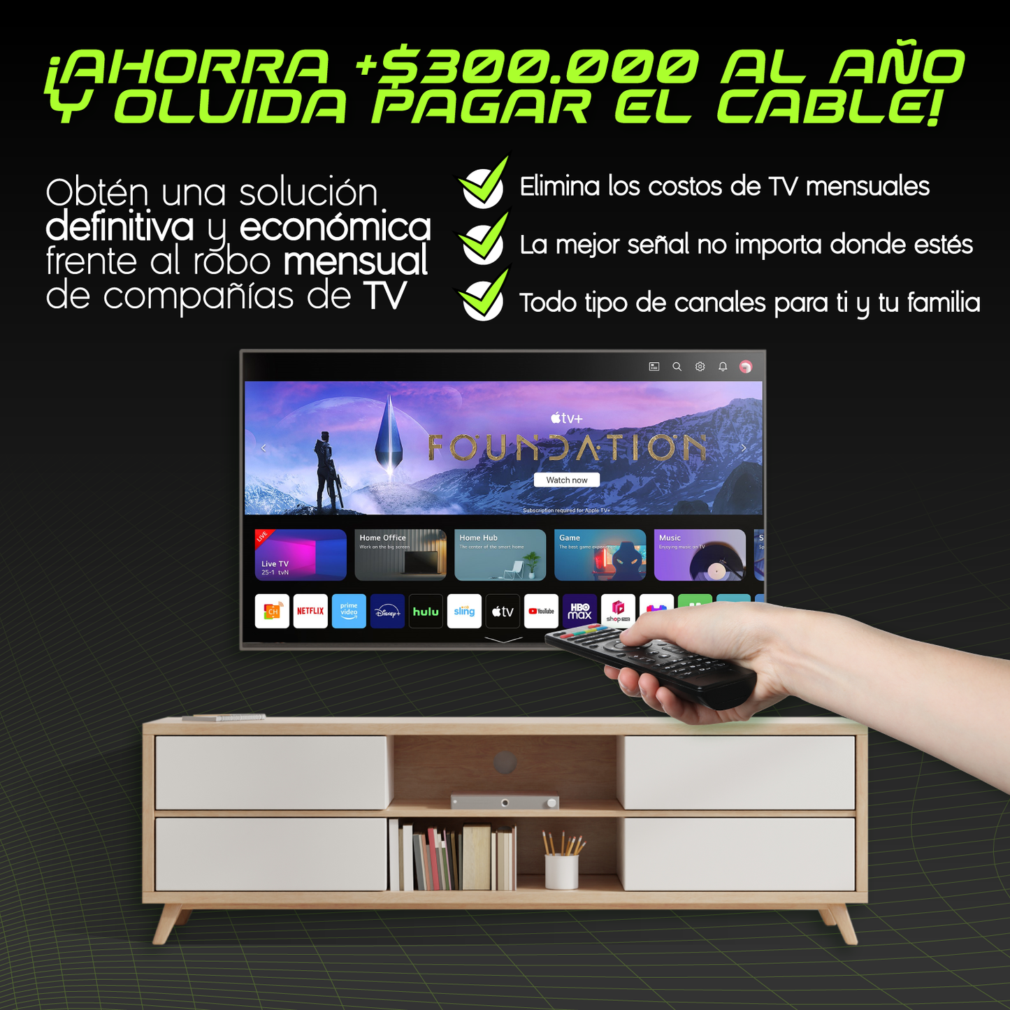 SignalMax PRO® | Desbloquea +100 Canales Premium HD